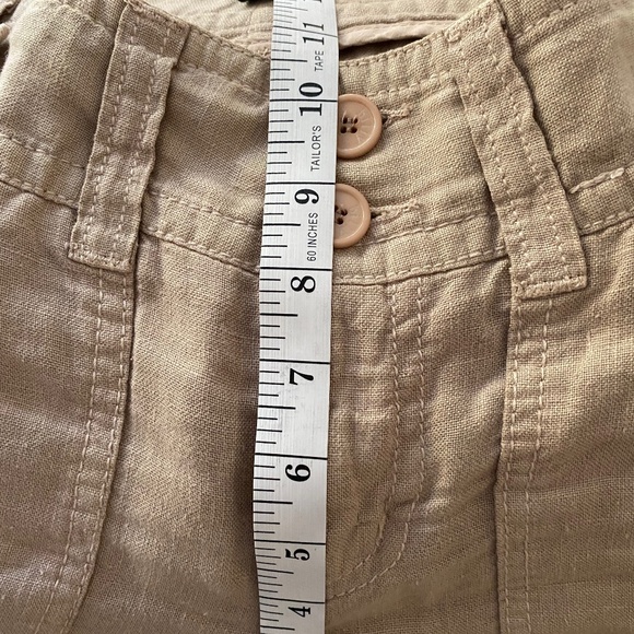 Billy Blues, size 6, linen capri pants - Picture 10 of 13